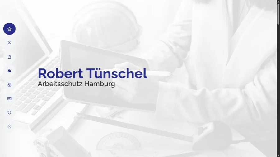 Startseite von Robert Tünschel Arbeitsschutz